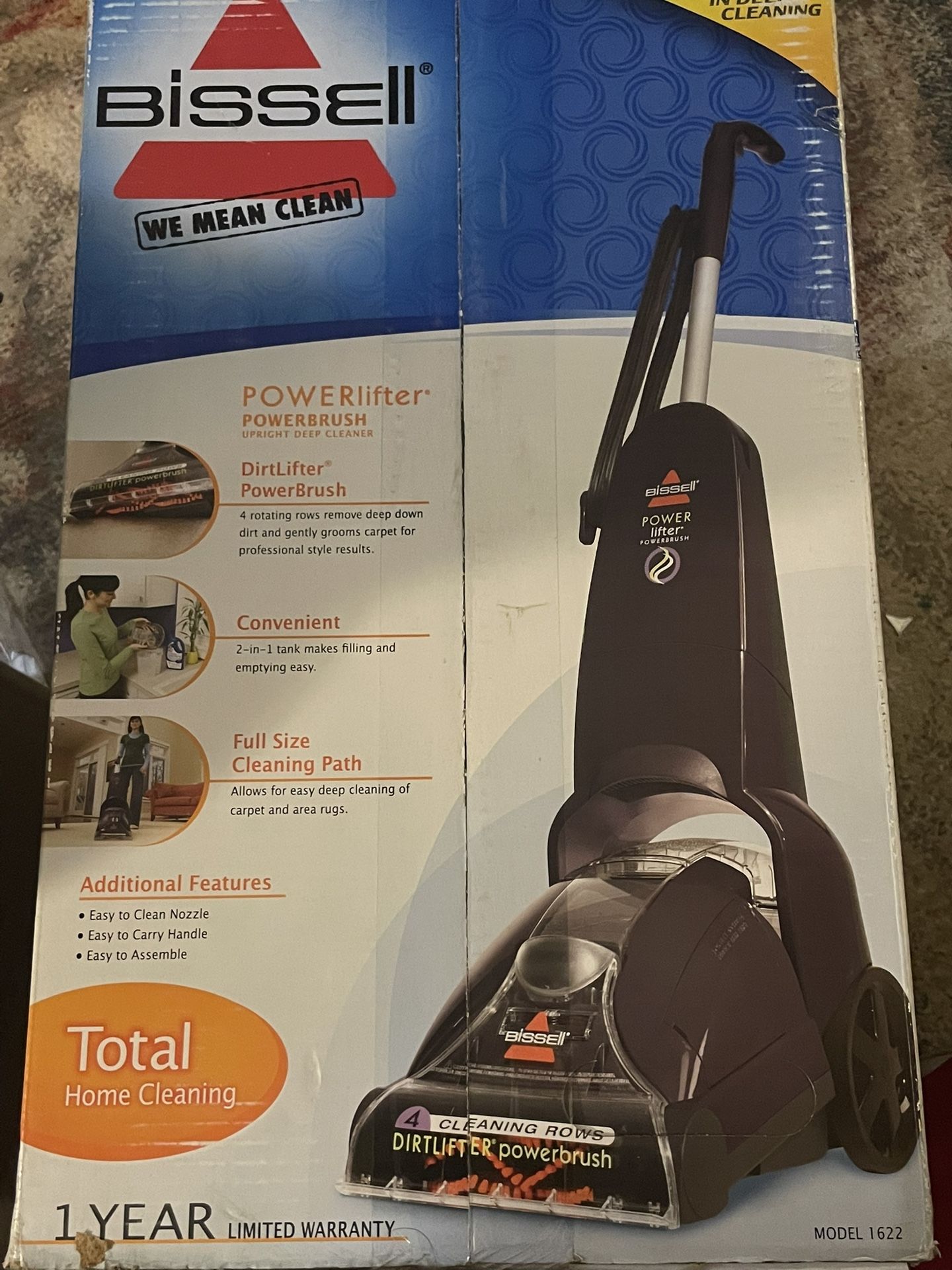 Bissell Power Lifter" Power Brush Upright Deep Cleaner