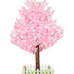 Pink Cherry Blosson Tree Table Decor 