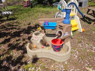 Price is firm.. children's pump and splash pool water table