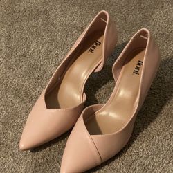 Fioni Lainey Blush Heels 7.5