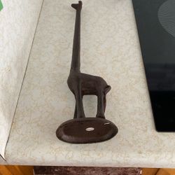 Antique Seaworthy Bronze  Cast Iron  Griaffia Paper Towels 