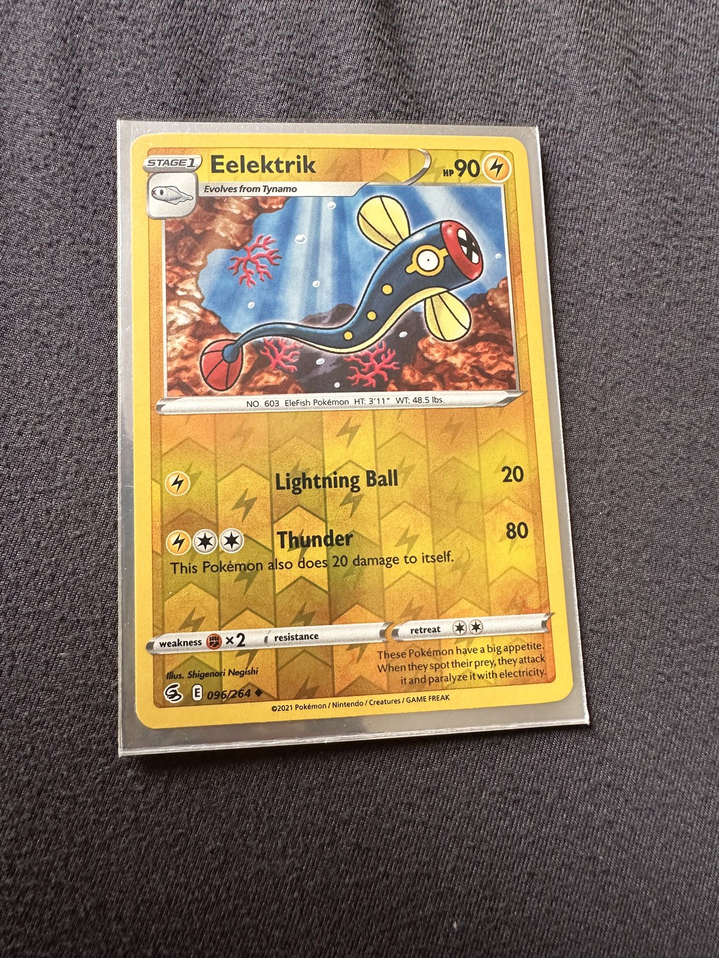 Pokémon Card Eeletrik