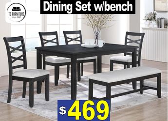 Dining Set with bench