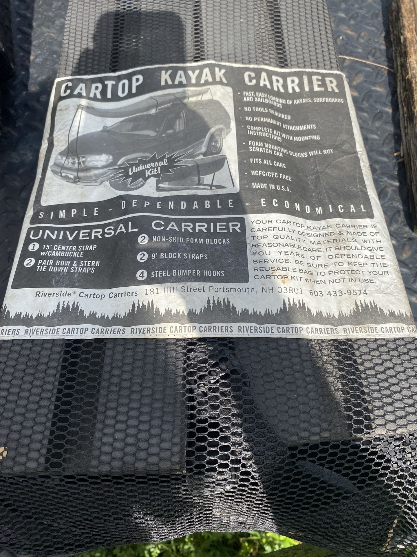 Cartop Kayak Carrier