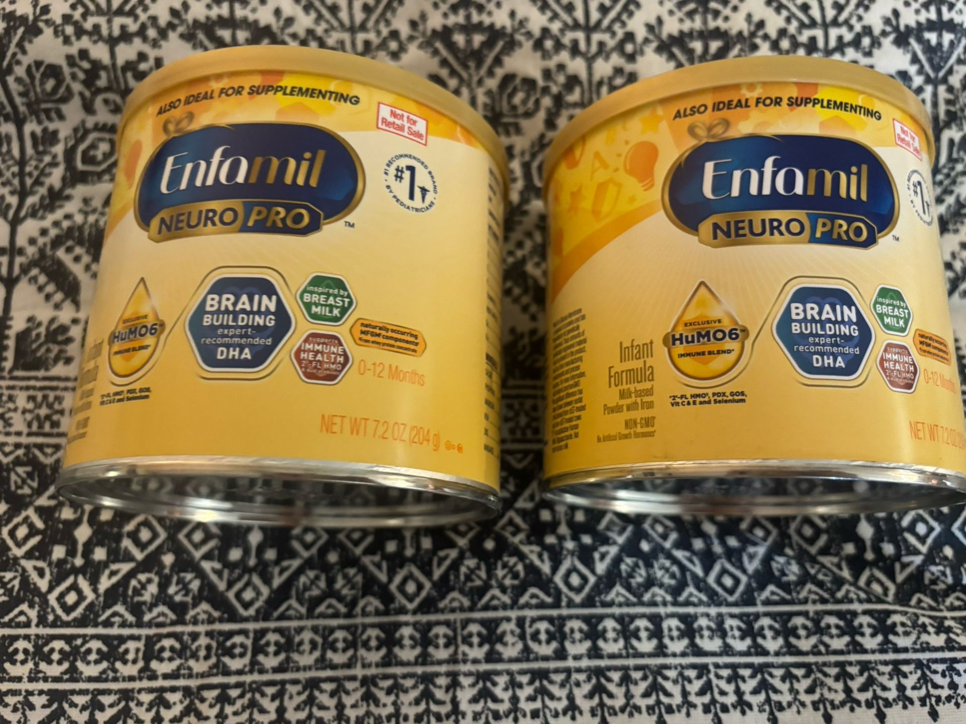 2 Cans Enfamil NeuroPro Infant Formula 