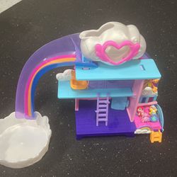 Hatchimals Rainbow Water Slide Toy House 