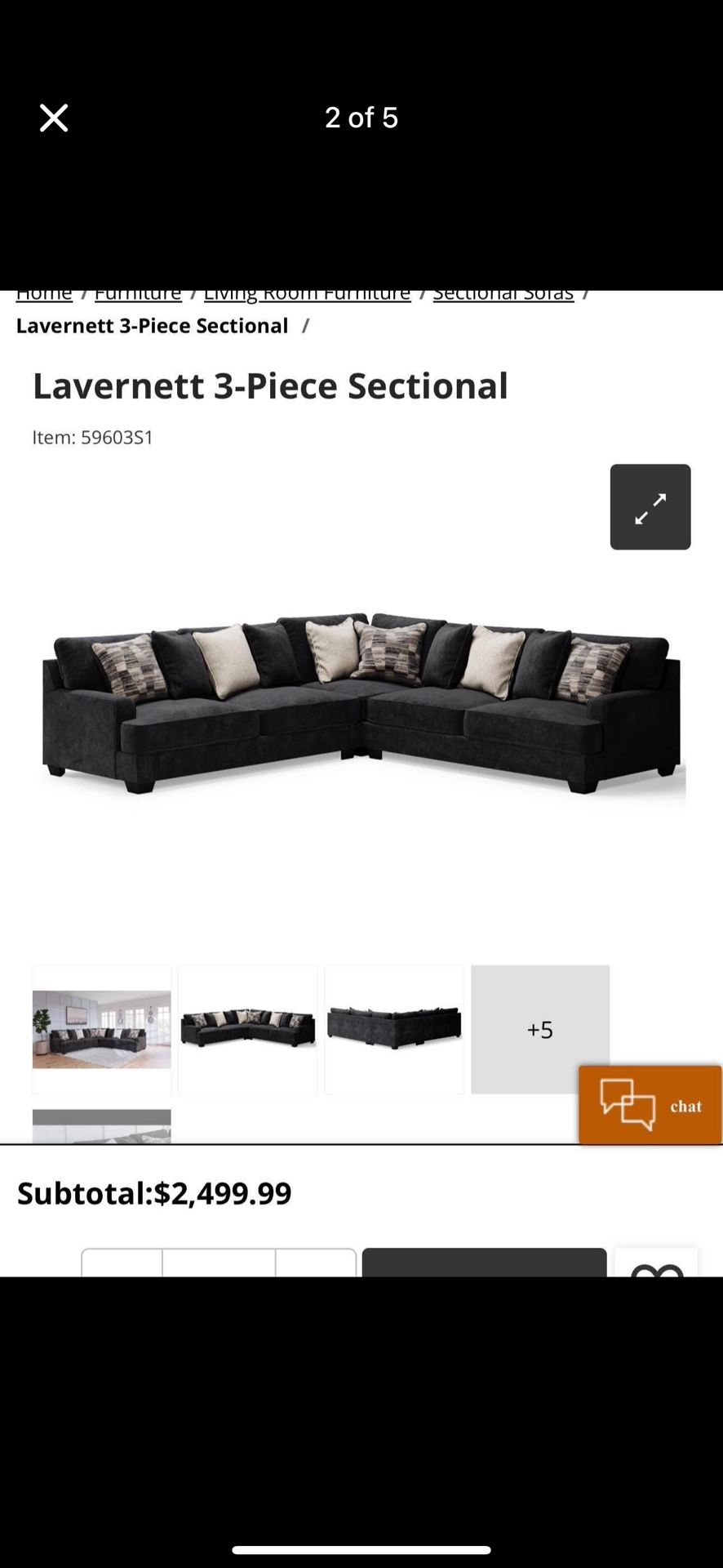 Ashley Lavernett Sectional