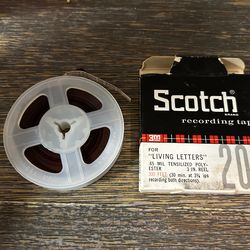Scotch recording tape Living Letters  3M 200