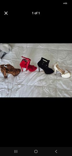 Lot of 4 Women's Heels