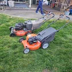 2 Push Lawnmowers HUSQVARNAB21 INCH 1 Self Propelled 1 Not Self Proplelled