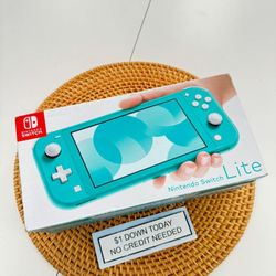 Nintendo Switch Lite NEW Handheld Gaming Console - Pay $1 DOWN AVAILABLE - NO CREDIT NEEDED