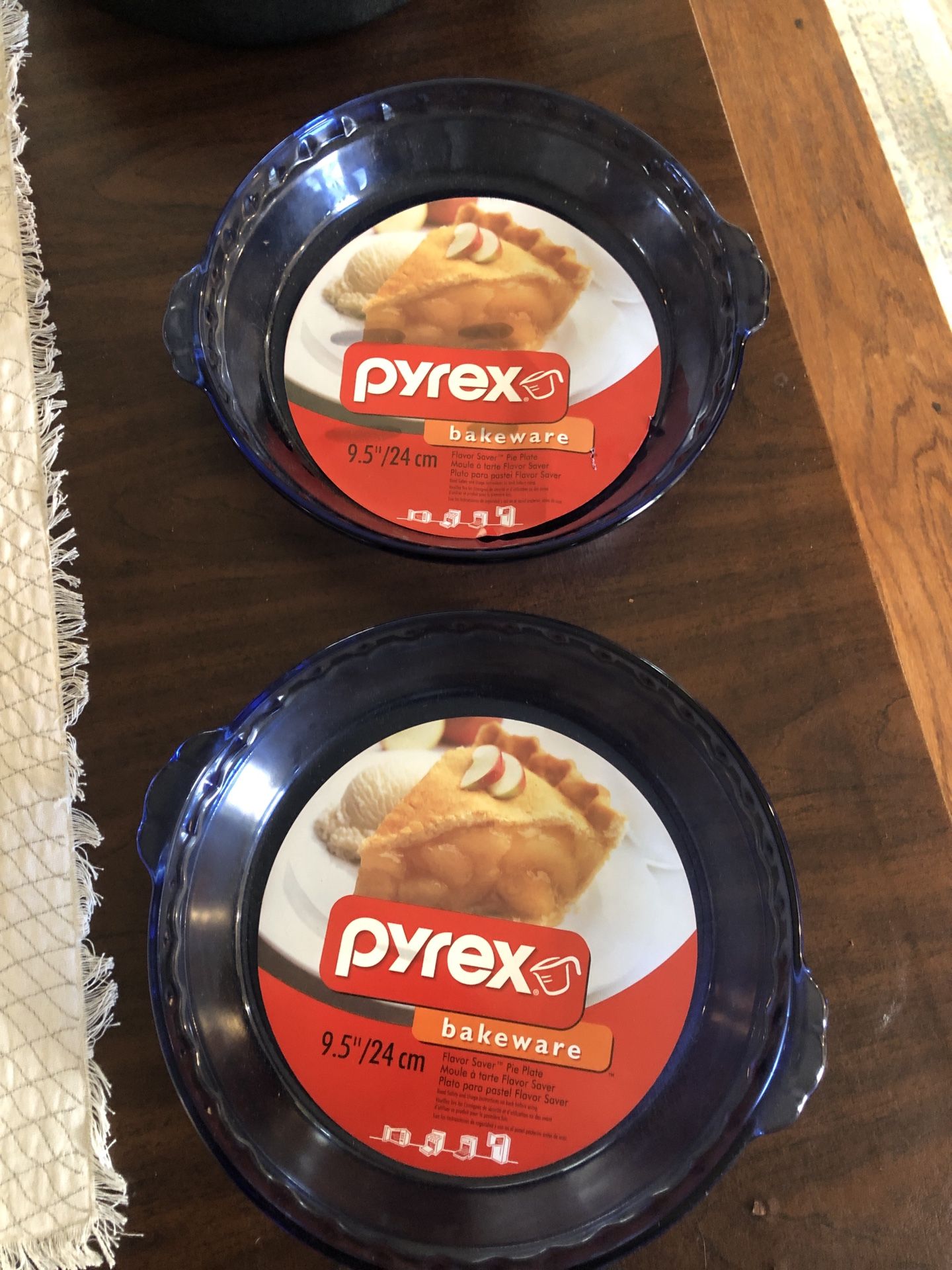 Pyrex pie plate