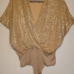 Gold Dress Top