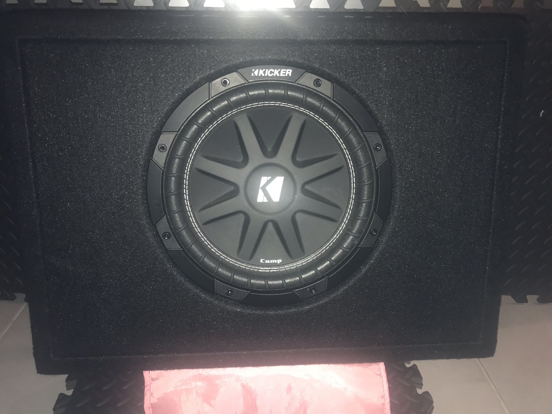Kicker Comp Subwoofer and Truck Radio