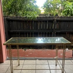 Top Metal Base Writing Desk