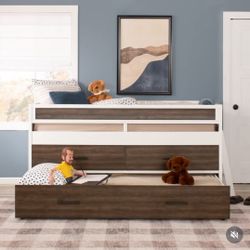 Trundle Bed Twin Size. bobs Furniture.