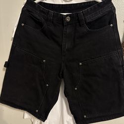 Black jorts size M worn 1 time
