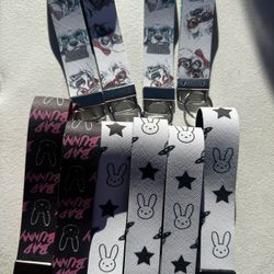 Bad Bunny Keychain Wristlets