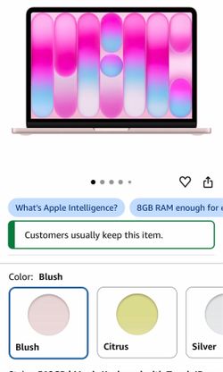 Apple computer soft pink area cielo vista. Price firm