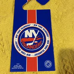 Vintage 1993 NHL NY Islanders Door Hanger 