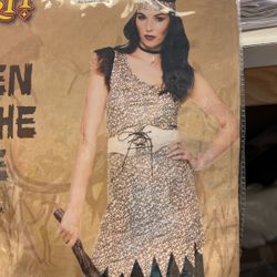 Cave Girl Halloween Costume Large 12-14 (0038)