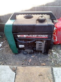Colman generator pulse 1750 (comes full with gas)