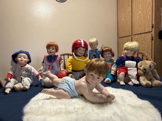 Collectable porcelain dolls