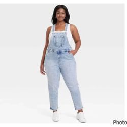 3x, target Ava & viv denim overalls