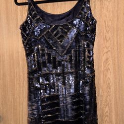 Full Sequin Beaded Dress 