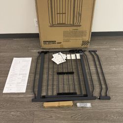 #3221 (30” Tall X 29-38” Wide) BalanceFrom Baby Toddler Dog Safety Gate With Extra Cat Door Inside Gate 