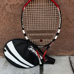 Babolat Pure Junior 26 Inch 9 Ounce Youth Tennis Racquet W/ Case Red Black White