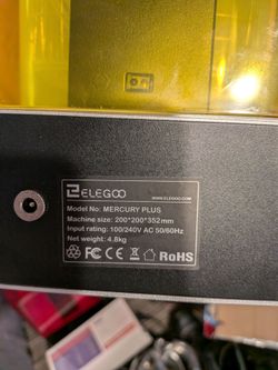 Elegoo Mercury Plus 3d printer