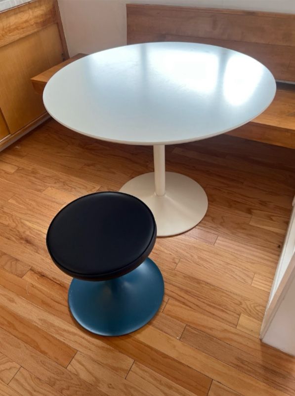 Tulip table and Stool