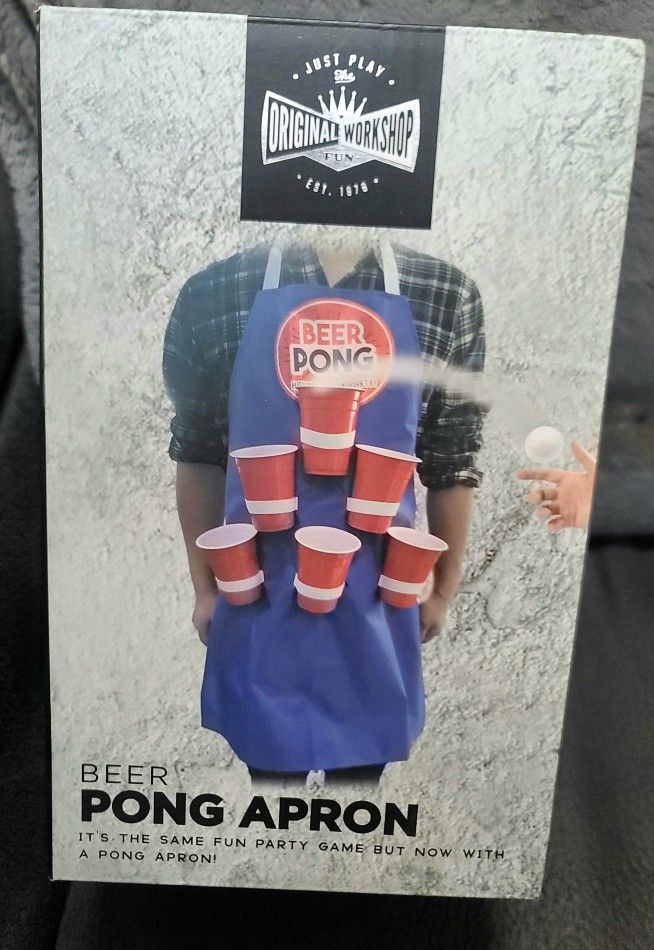 Beer Pong Apron game
