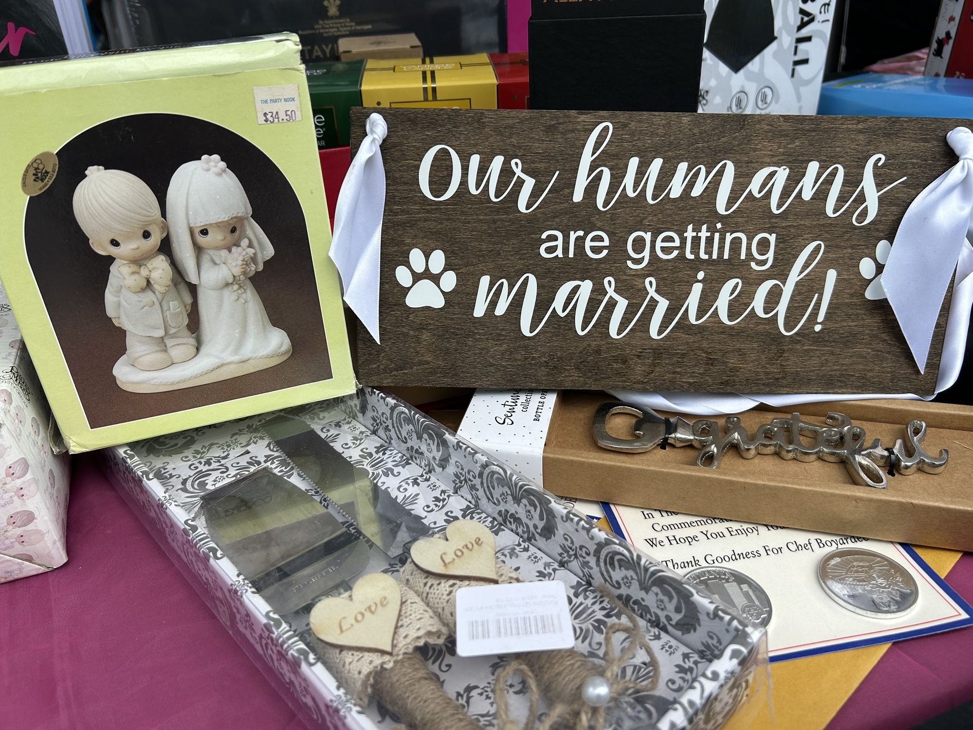 Precious Moments Getting Married Set