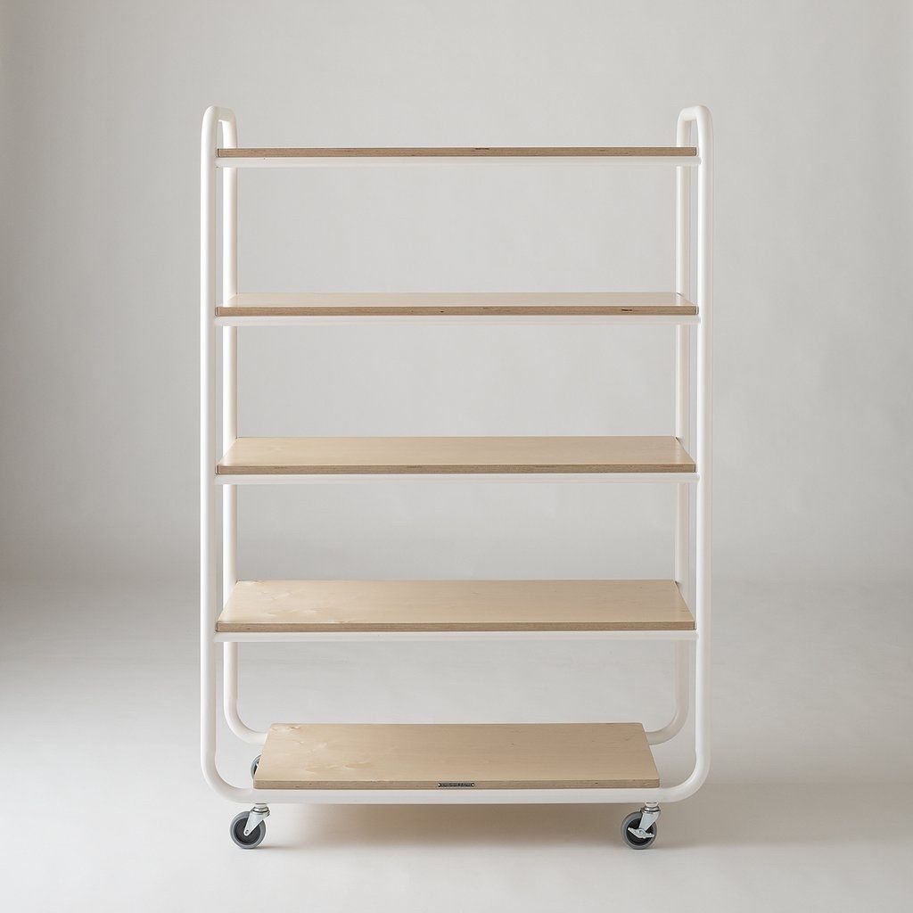 Schoolhouse Electric Foundry Cart White