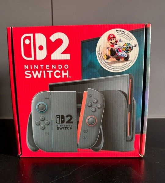 Nintendo switch 2 with Mario kart bundle
