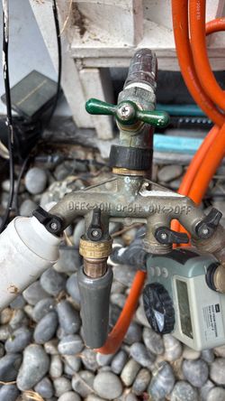 Orbit Brass Hose Faucet Manifold
