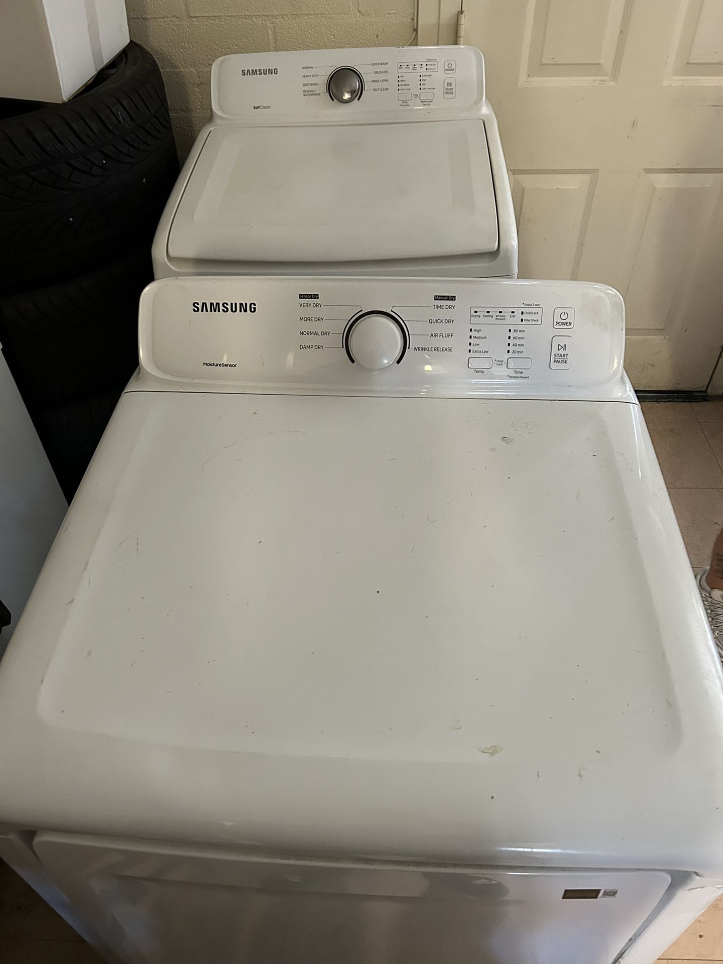 Washer and dryer