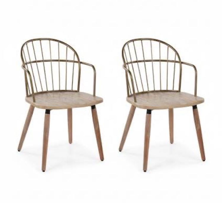 🪑 2-Pc Winston Farmhouse Dining Chair Set — $170 ⭐