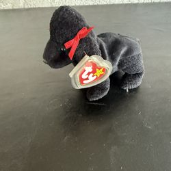 TY Beanie Baby Black Poodle Named Gigi 