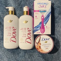 Dove+Razor Products