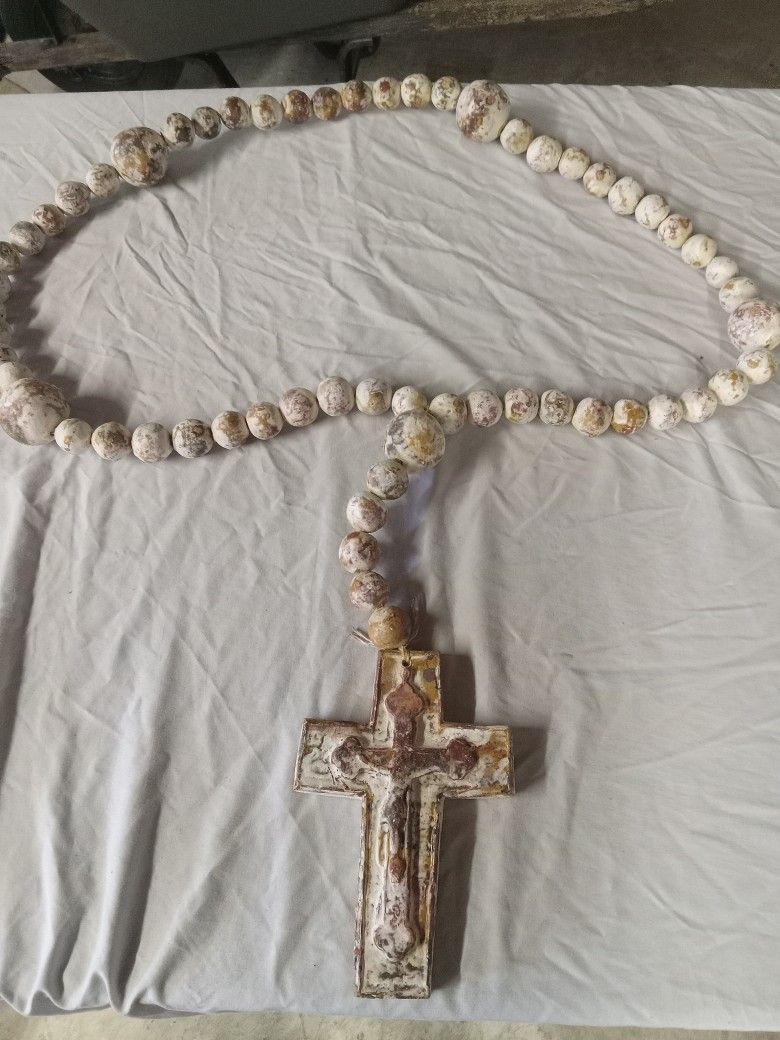 Trinity Clay Rosary Beads