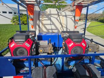 14ft custom  pressure washer trailer