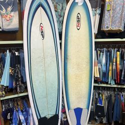 7-6 Fun Shaped Surfboards at Catch A Wave Surf Shop