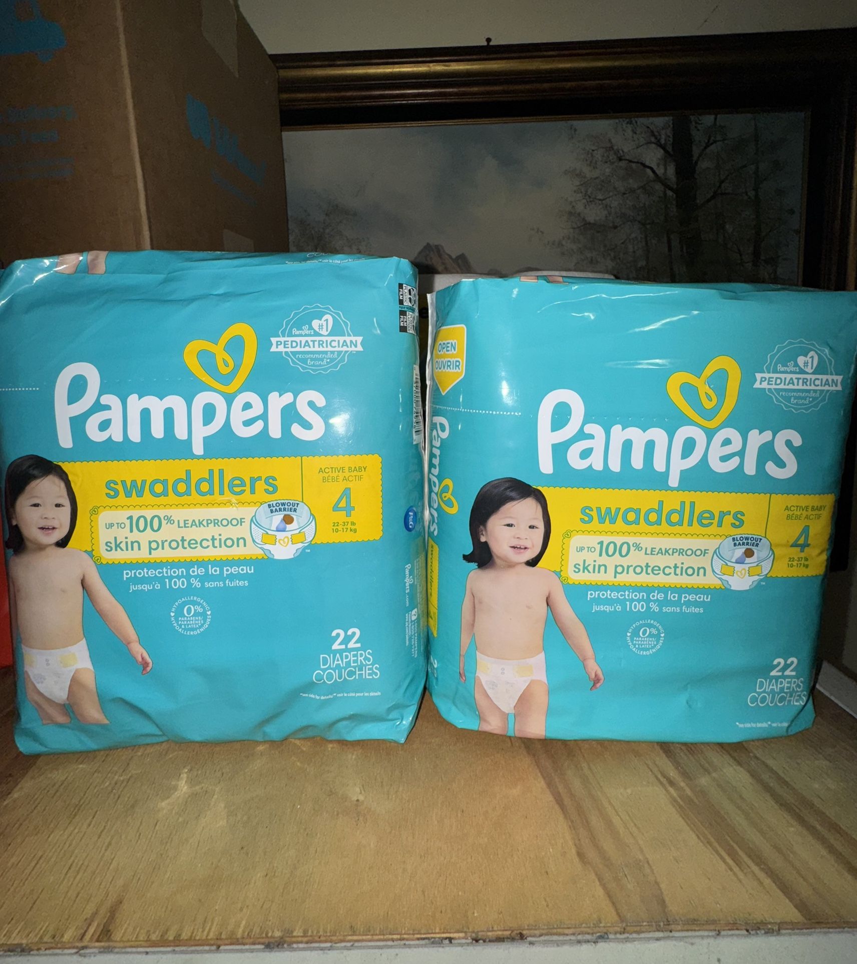 Pampers Swaddlers Size 4 $16