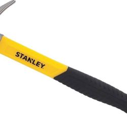 Stanley  16Oz Rip Claw Hammer, Fiberglass core adds strength and durability in the handle Reduces vibrations and provides the ‘feel of wood’ Exclusive