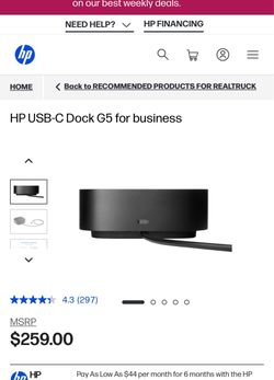 HP USB-C Dock G5
