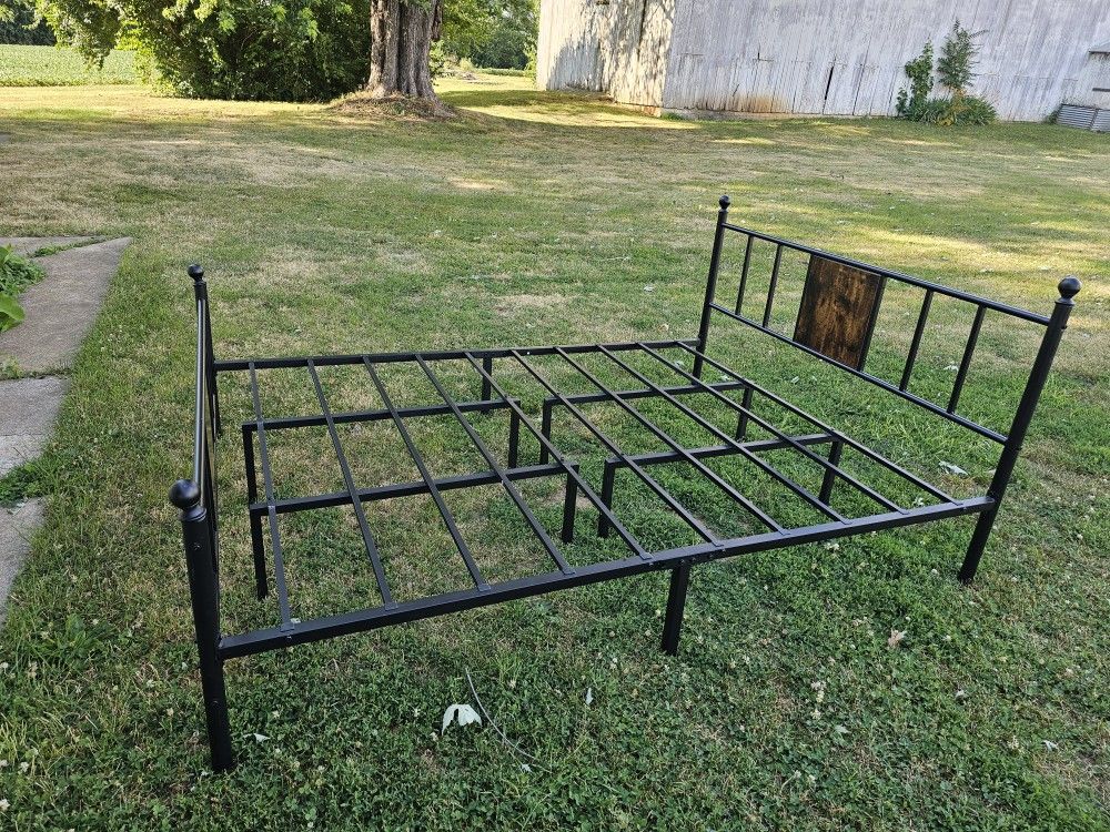 Queen Bed Frame And Mattress. Can Be Sold Separately