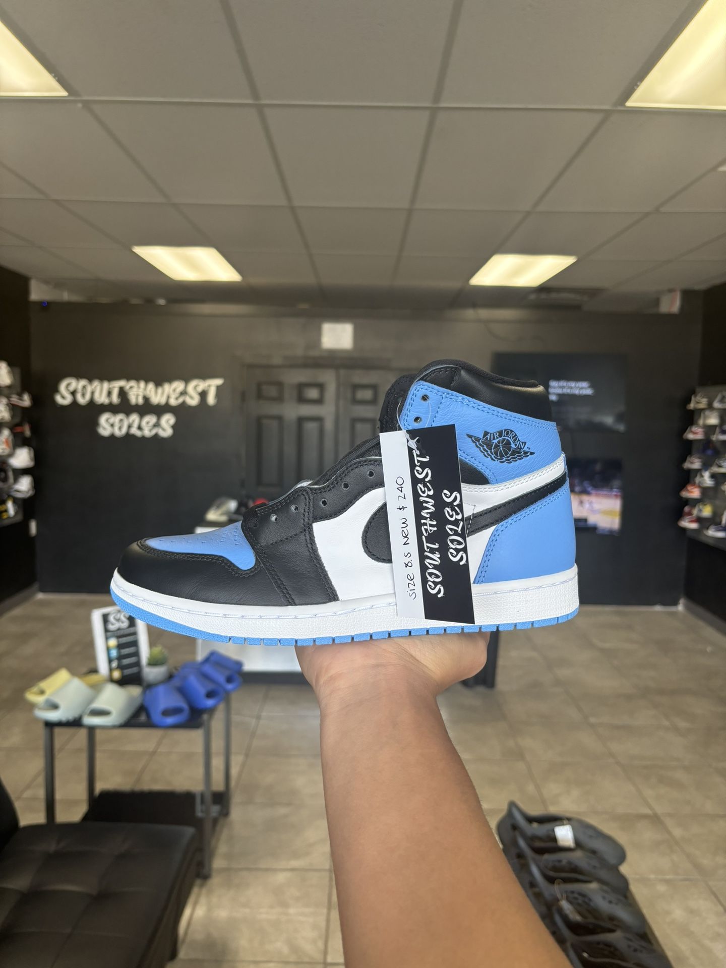 Jordan 1 Unc Toe Size 8.5 Available In Store Now!